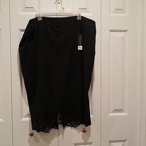NWT Lane Bryant black pencil skirt size 20